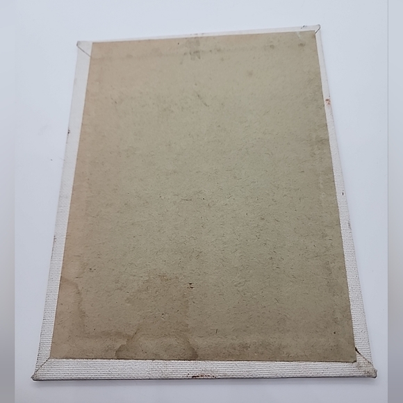 Vintage Still Life unframed oil painting, signed by B. Merriman.  Approx 8" x 6" - Picture 4 of 8